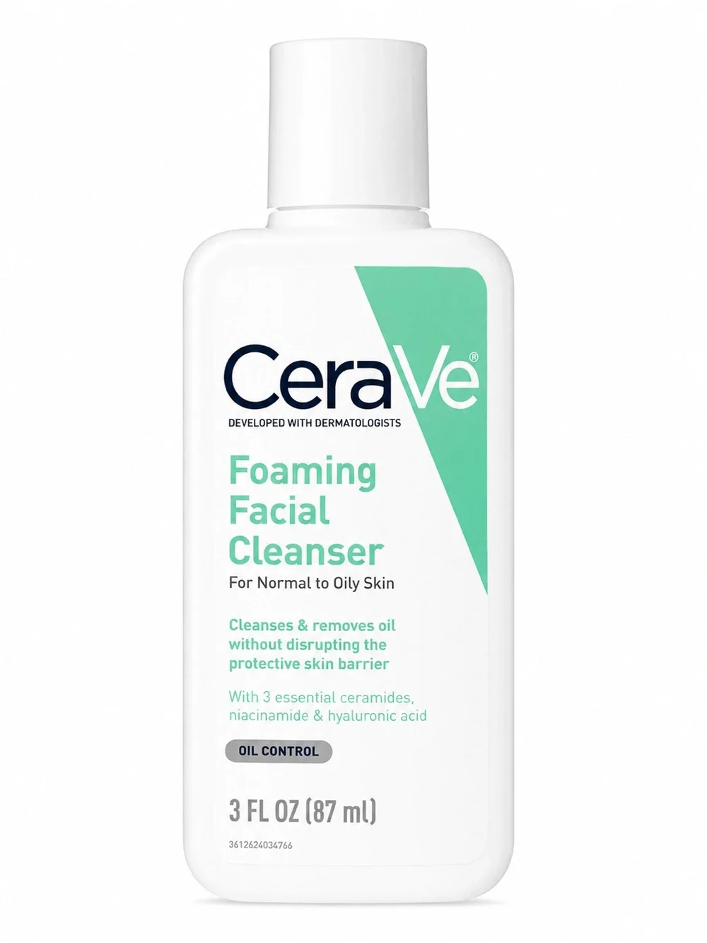 CeraVe Foaming Facial Cleanser for Normal to Oily Skin